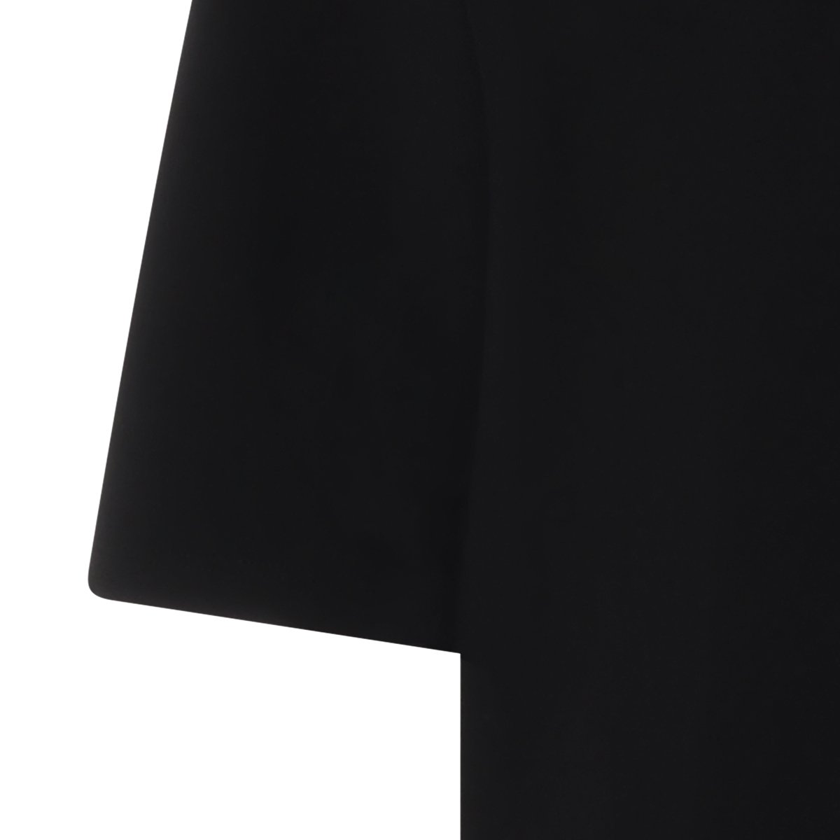 Rick Owens Oversized Black Cotton T-Shirt Zwart