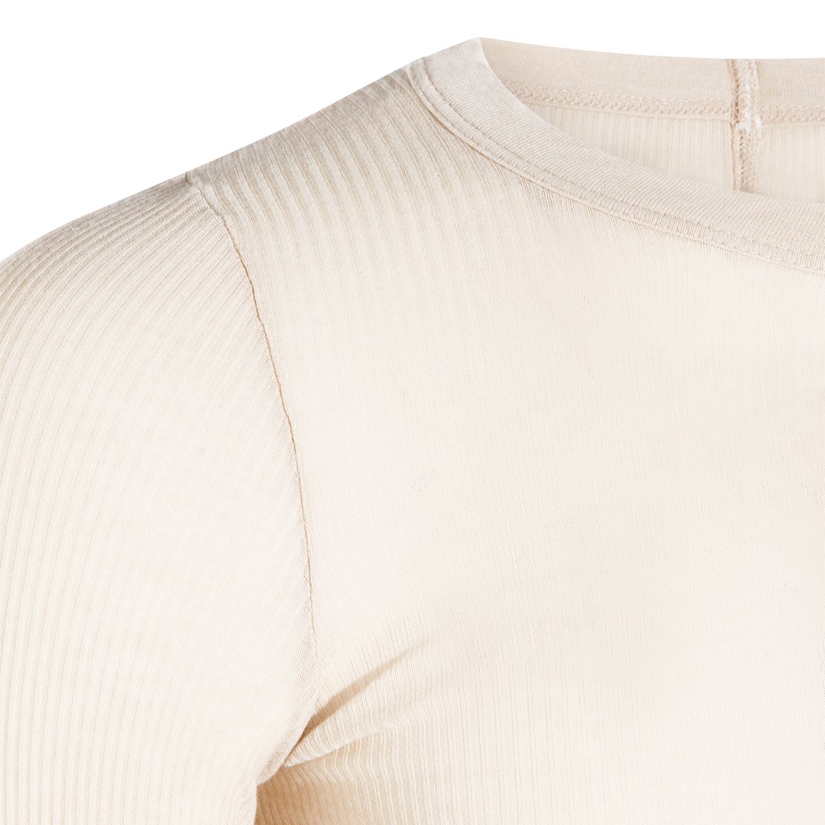 Rick Owens Sand Viscose/Silk Ribbed Sweater Zwart