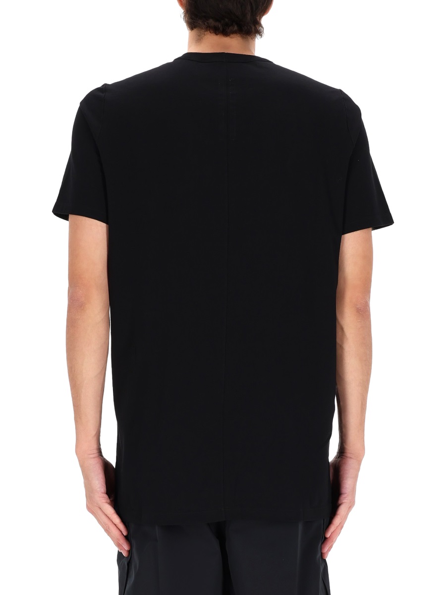 Rick Owens Neutral Level T Fine Back Seam T-Shirt Zwart