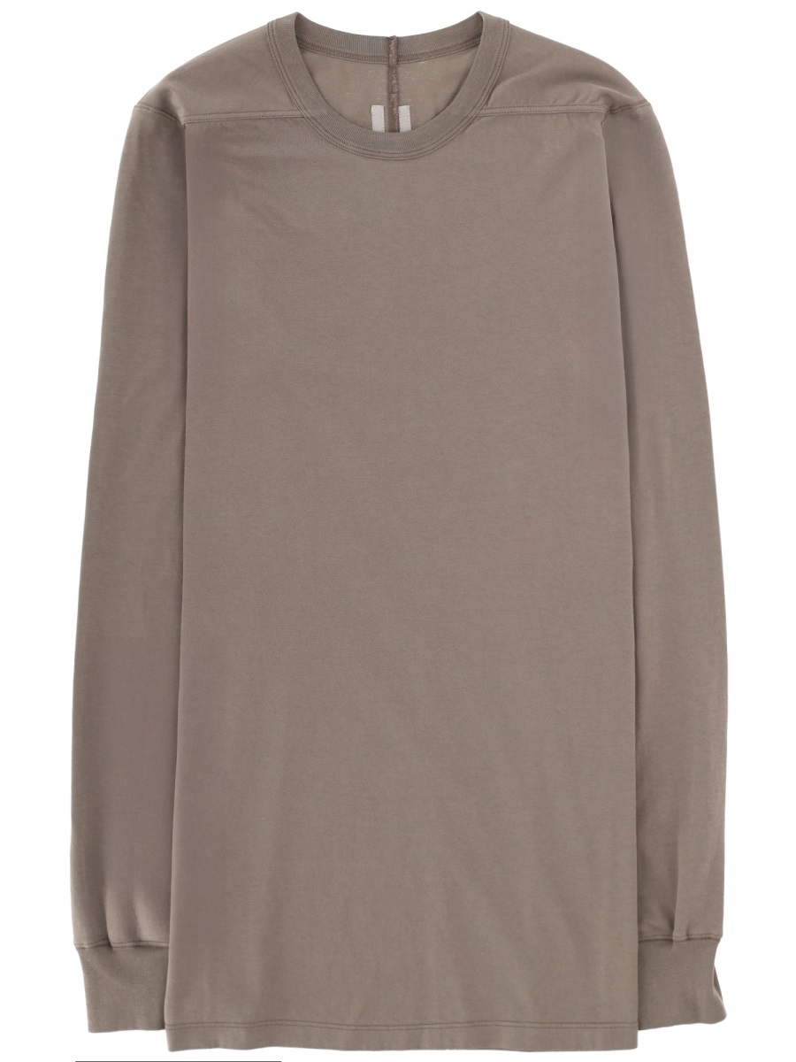 Rick Owens Level Ls Straight Cut T-Shirt Bruin