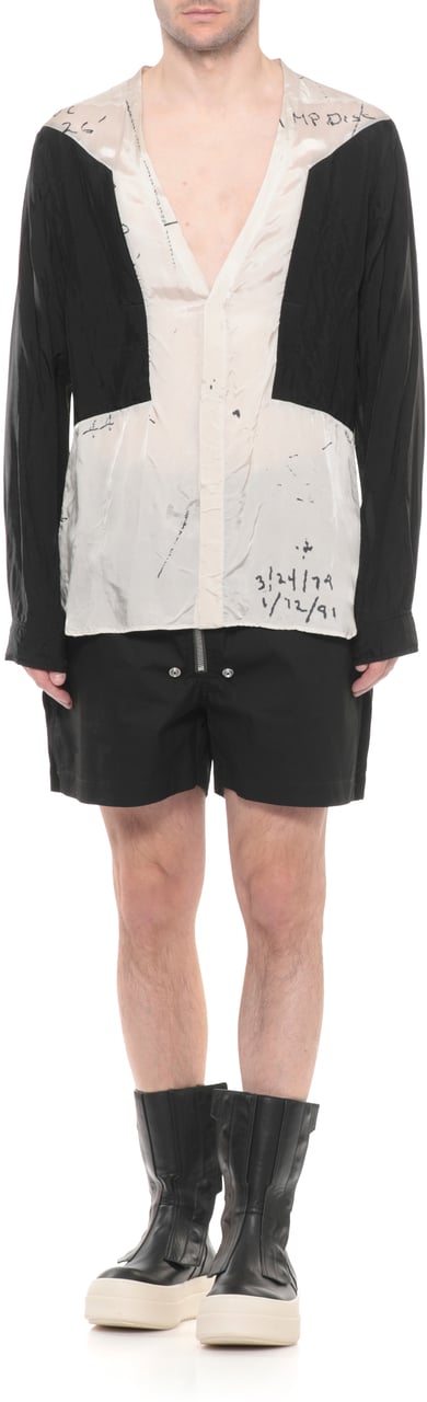 Rick Owens Shirts Ivory Wit