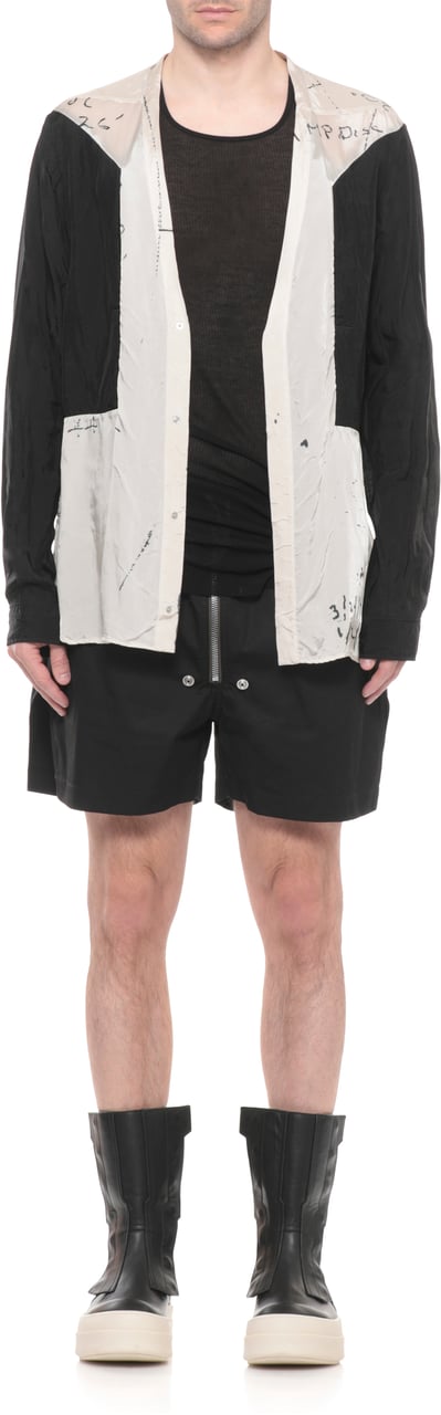 Rick Owens Shirts Ivory Wit