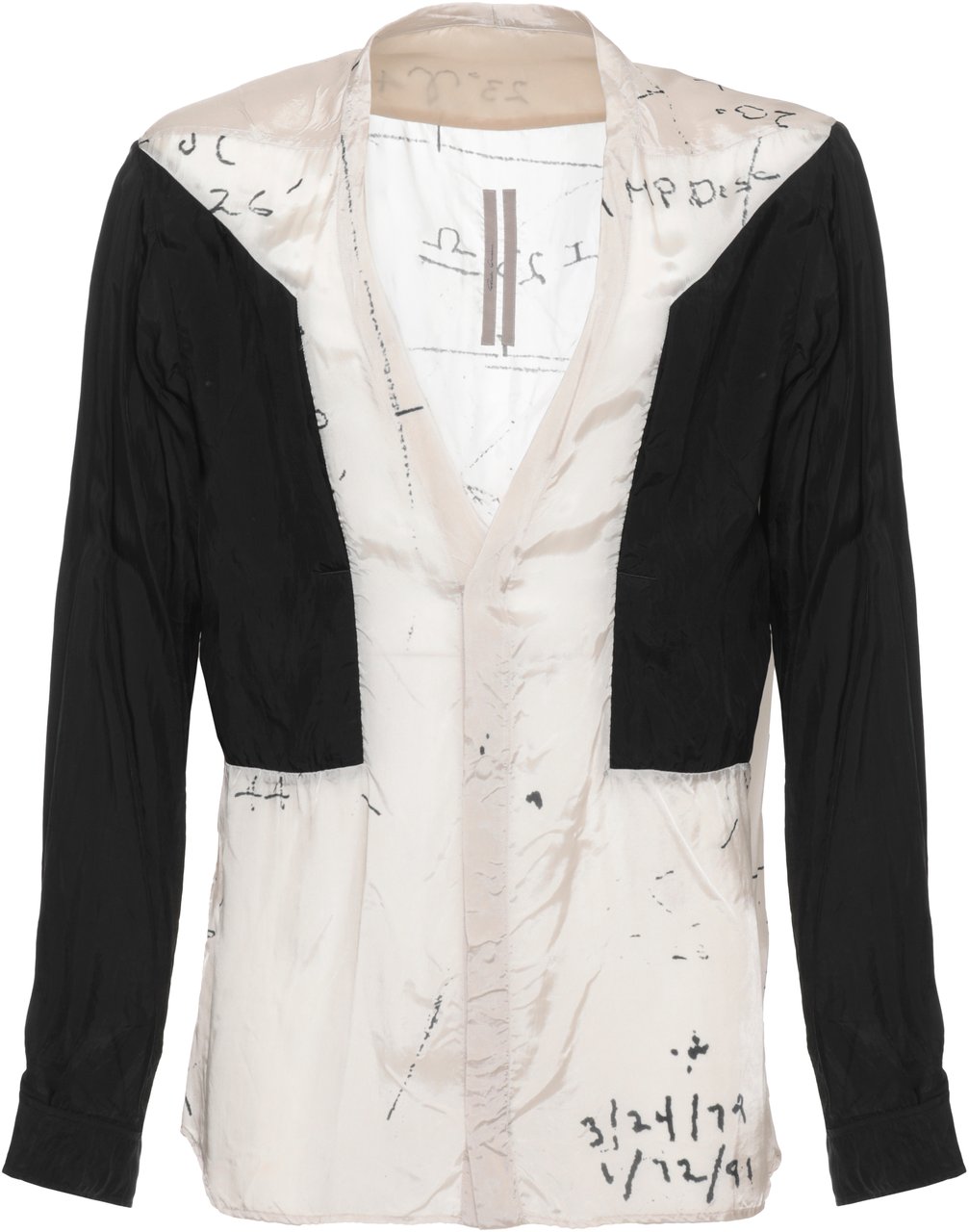 Rick Owens Shirts Ivory Wit