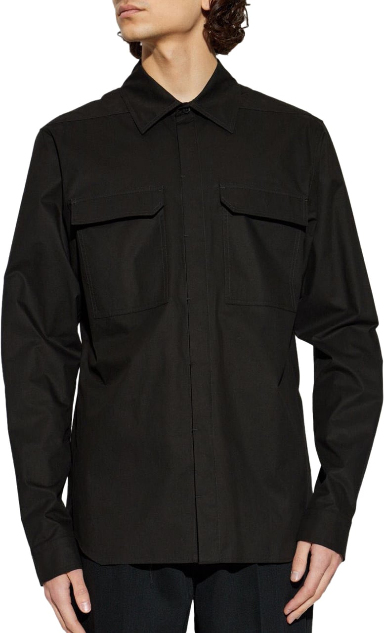 Rick Owens Shirts Black Zwart