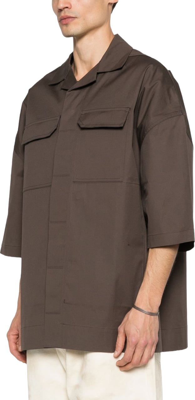 Rick Owens Shirts Grey Taupe