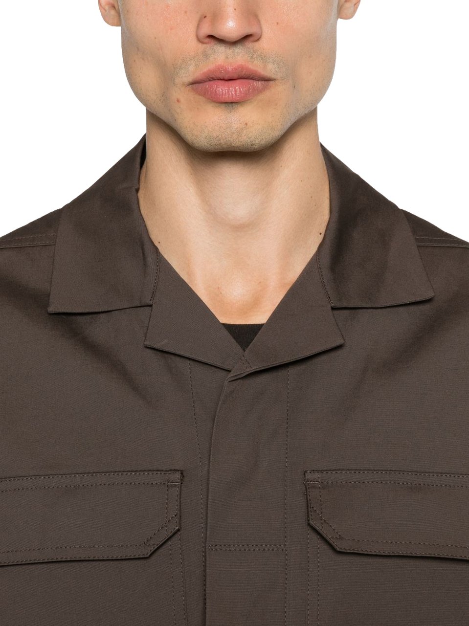Rick Owens Shirts Grey Taupe