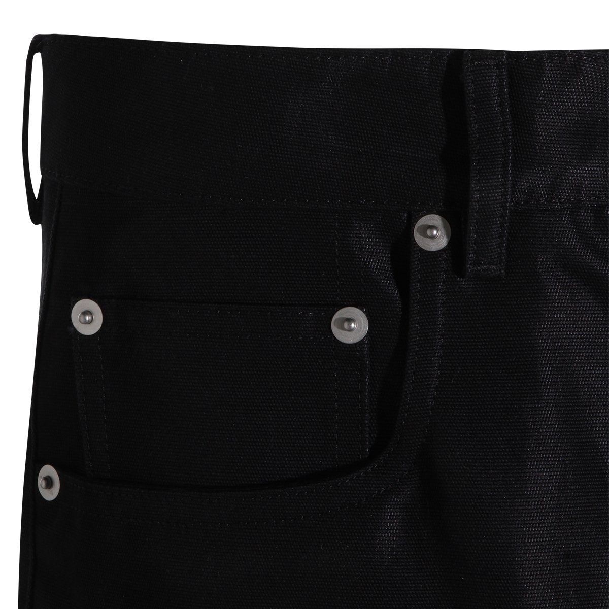 Rick Owens Black Slim Fit Five-Pocket Jeans Zwart
