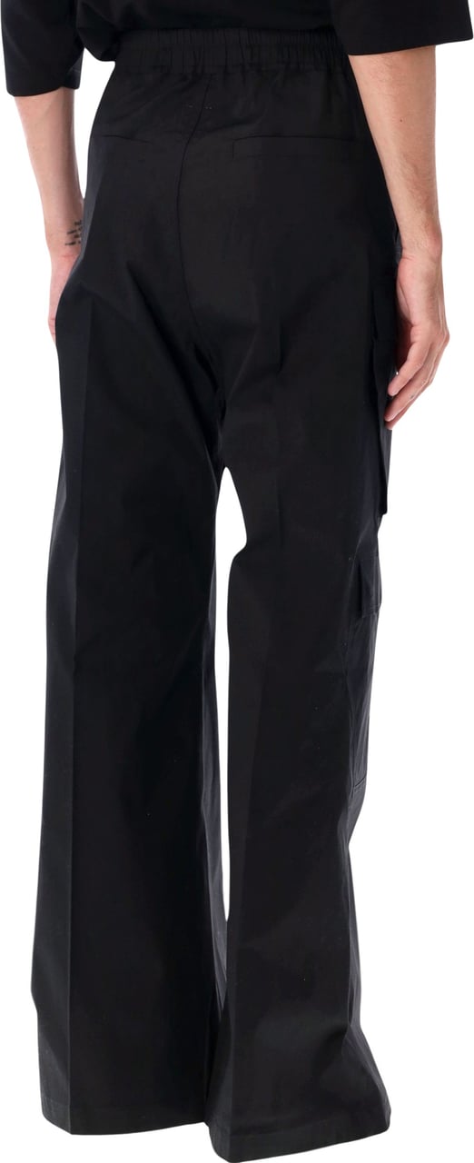 Rick Owens Rick Owens Cargobelas black oplin pants Zwart