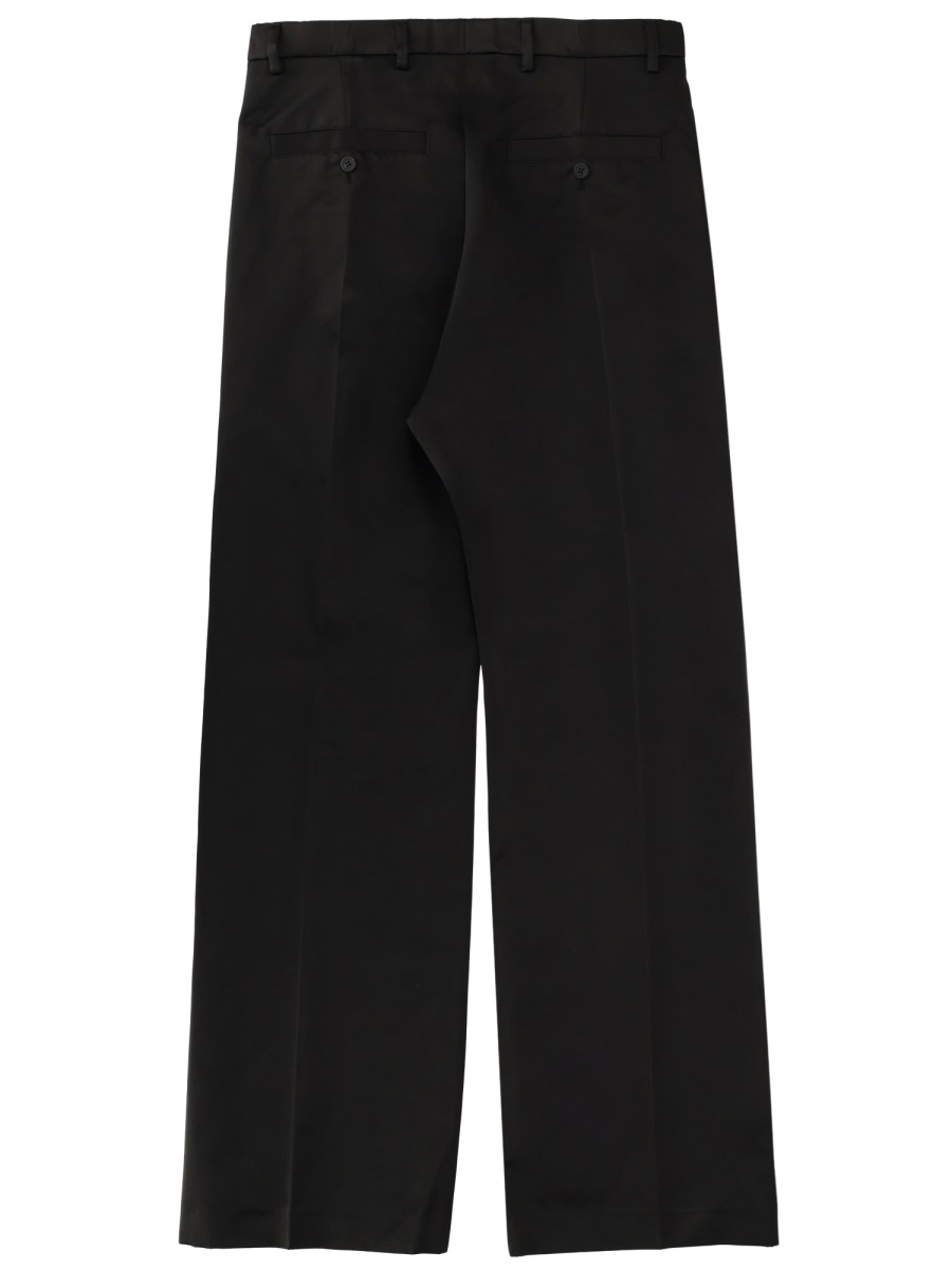 Rick Owens Tailored Wide-Leg Geth Pants Zwart