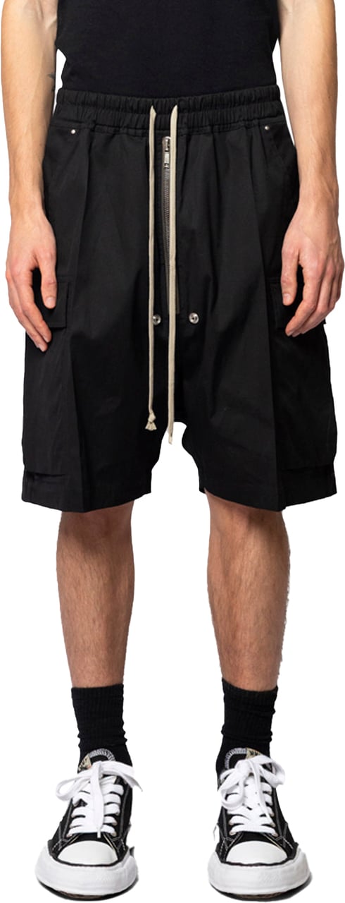 Rick Owens CARGOBELA SHORTS BLACK Zwart
