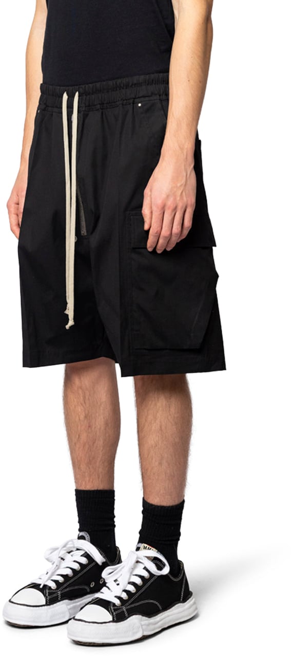 Rick Owens CARGOBELA SHORTS BLACK Zwart