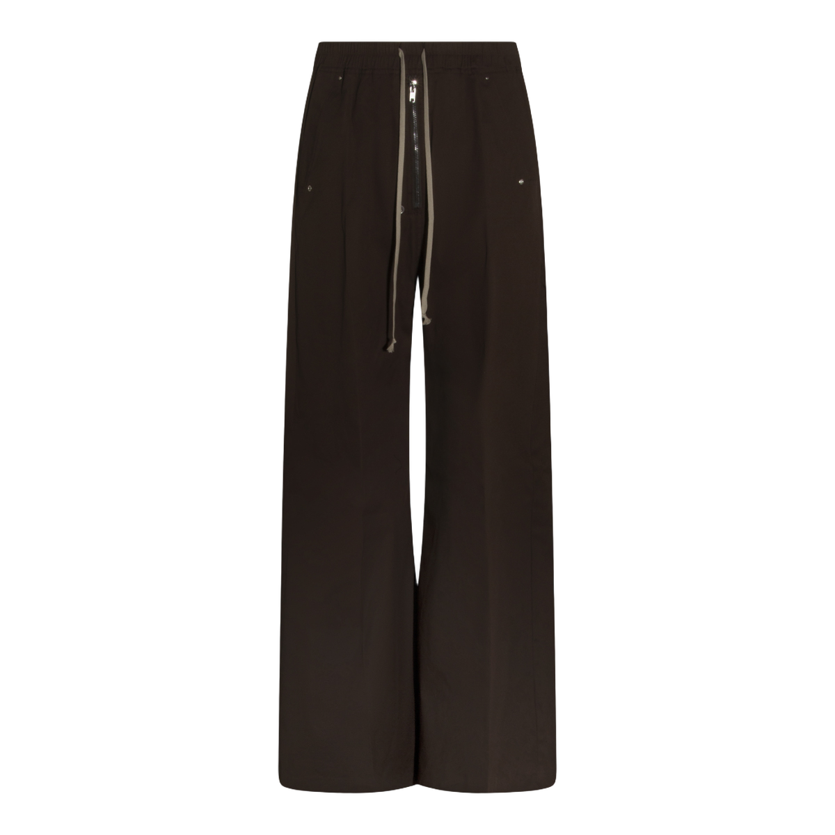 Rick Owens Wide-Leg Trousers With High Waist Zwart
