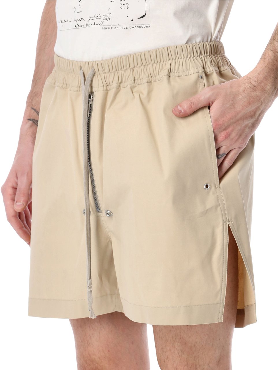 Rick Owens Rick Owens Bela shorts with elastic waist Bruin