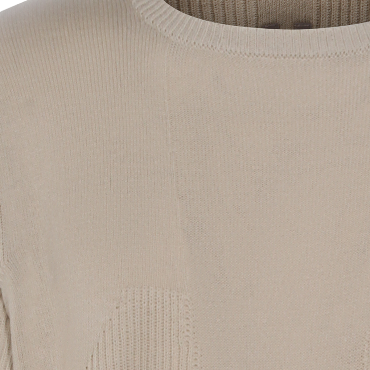 Rick Owens Ribbed Knit Sweater with Crew Neckline Grijs