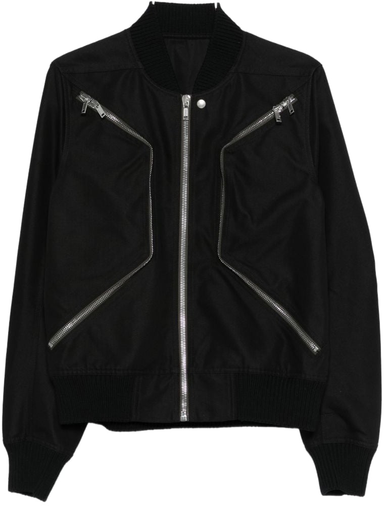 Rick Owens Coats Black Zwart