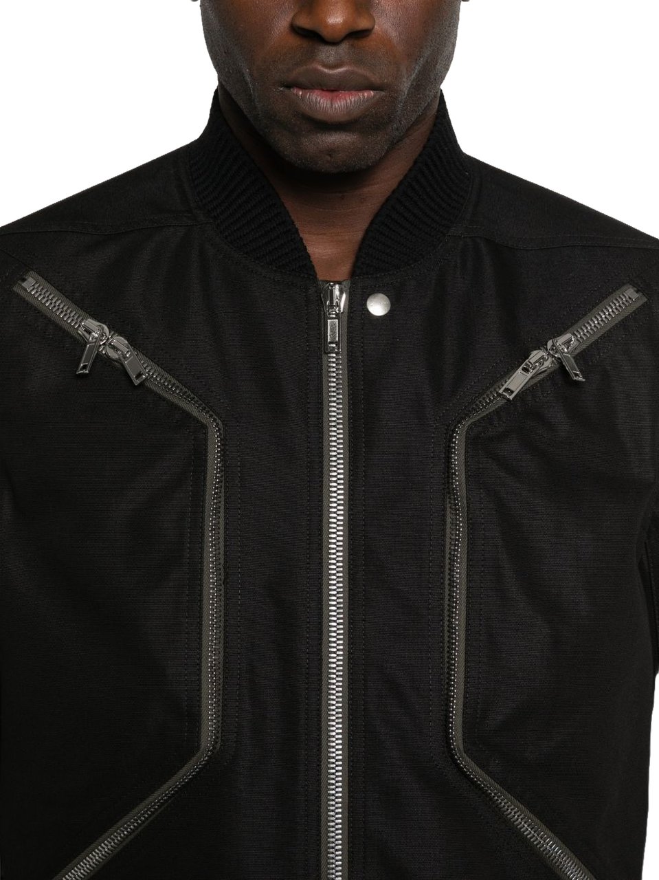Rick Owens Coats Black Zwart