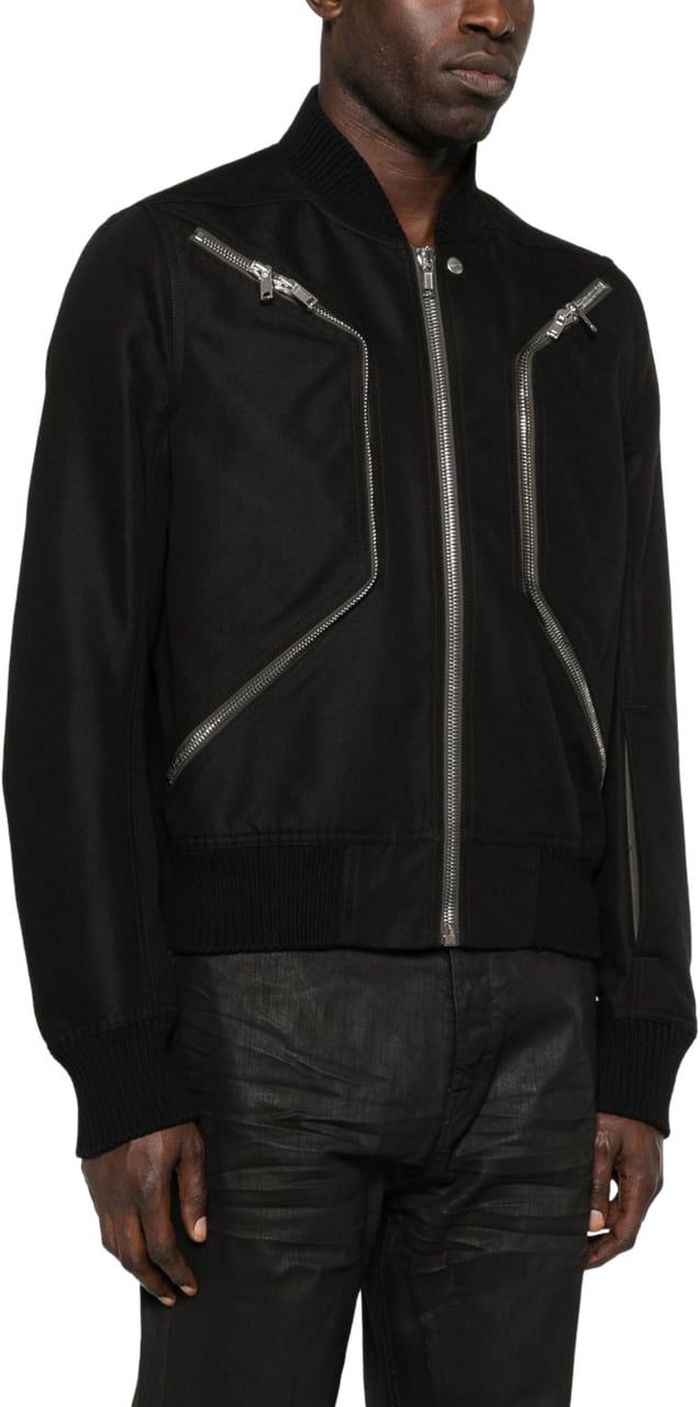 Rick Owens Coats Black Zwart