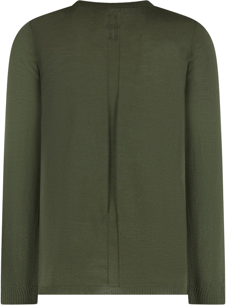 Rick Owens virgin wool crew-neck sweater Groen