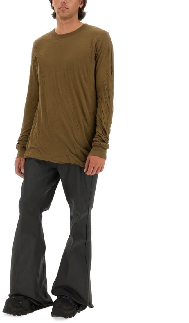 Rick Owens Cotton T-Shirt Bruin