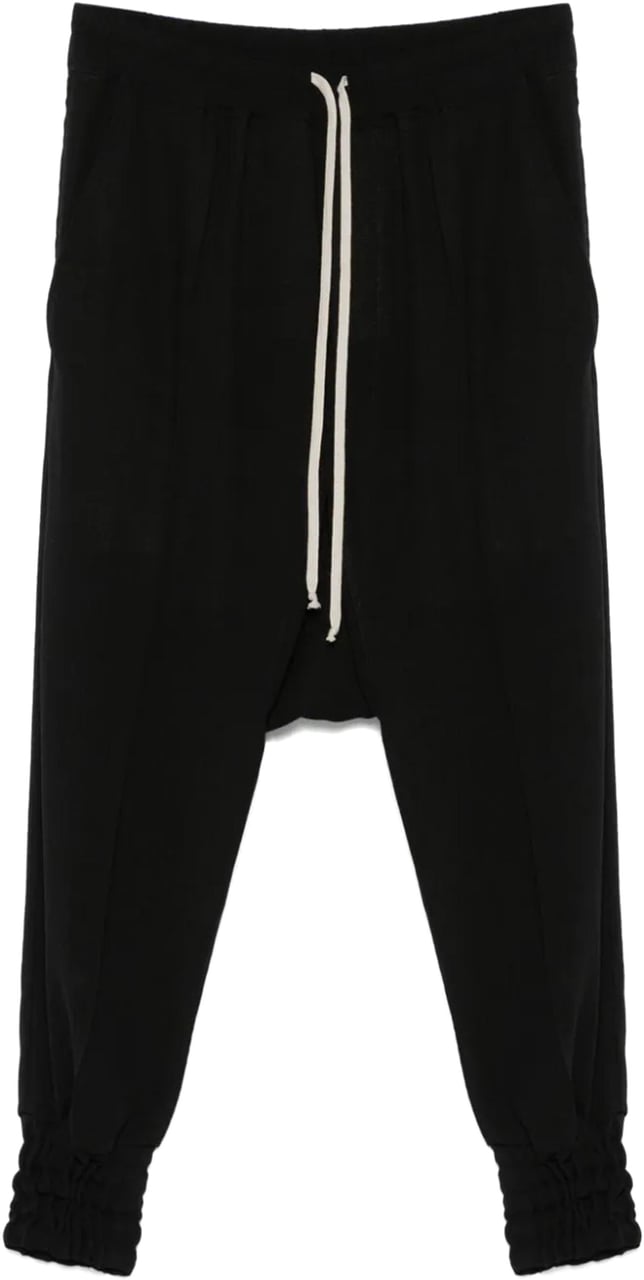 Rick Owens Drawstring Cuffed Zwart