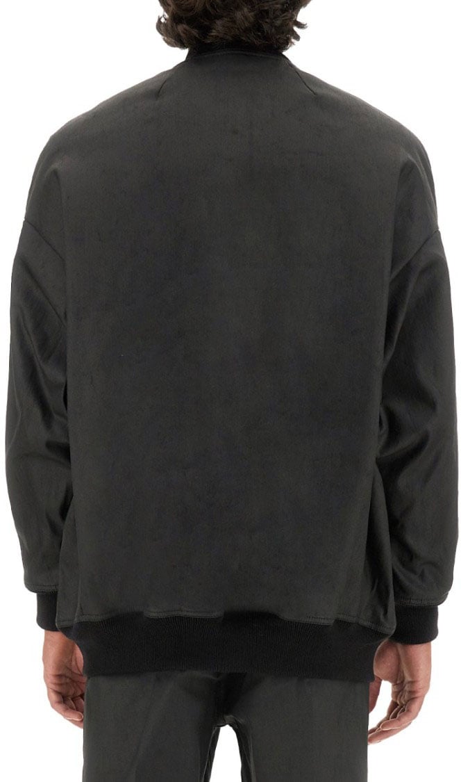 Rick Owens Bomber With Zip Zwart