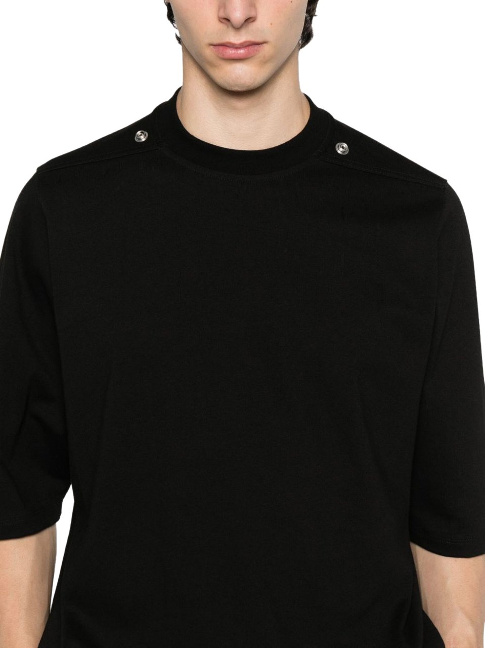 Rick Owens T-Shirts And Polos Black Zwart