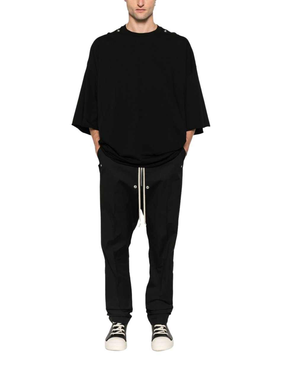 Rick Owens T-Shirts And Polos Black Zwart