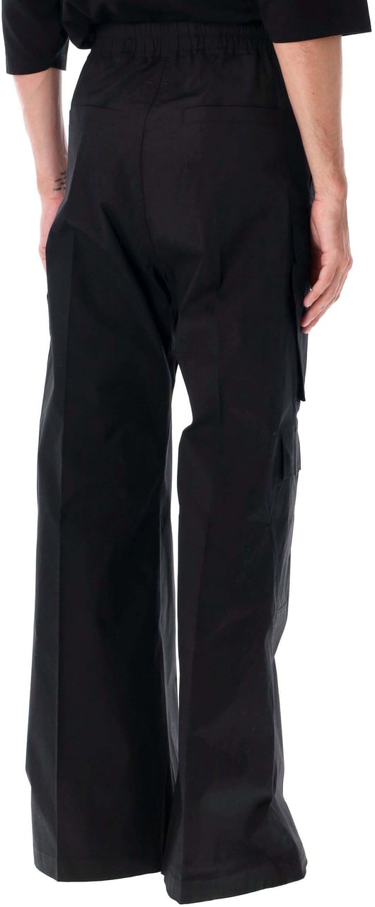 Rick Owens Cargobelas heavy cotton poplin pant Zwart