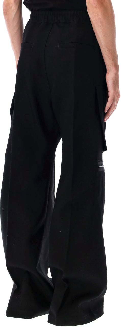 Rick Owens Cargobelas wool drill pants Zwart