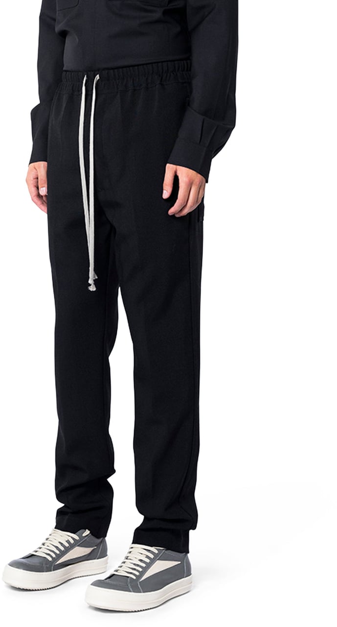 Rick Owens DRAWSTRING SLIM LONG BLACK Divers