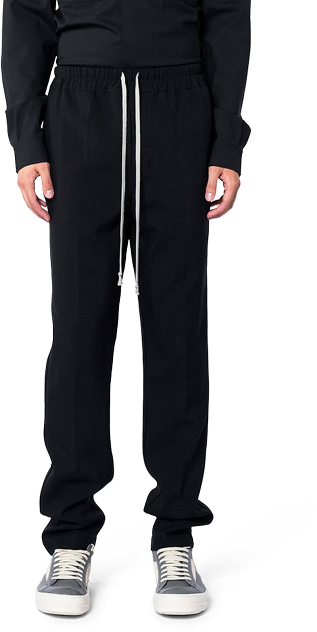 Rick Owens DRAWSTRING SLIM LONG BLACK Divers