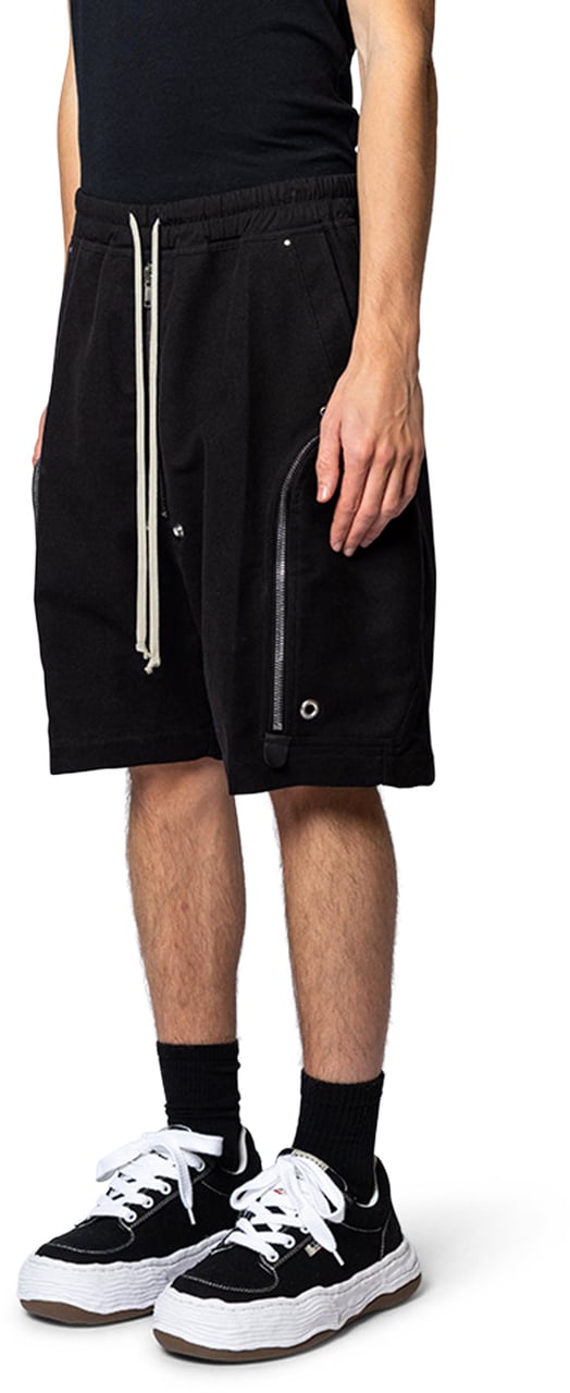 Rick Owens BAUHAUS BELA SHORTS BLACK Zwart