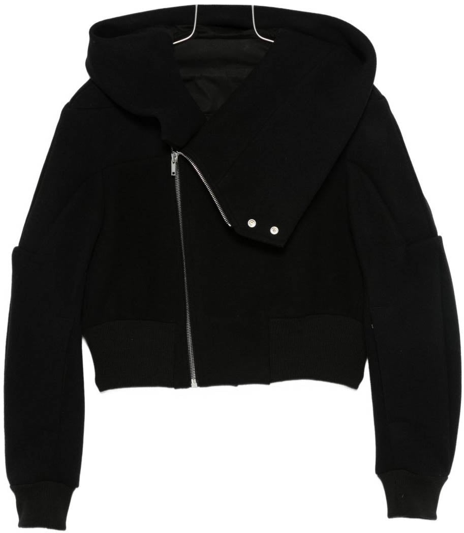 Rick Owens Coats Black Zwart
