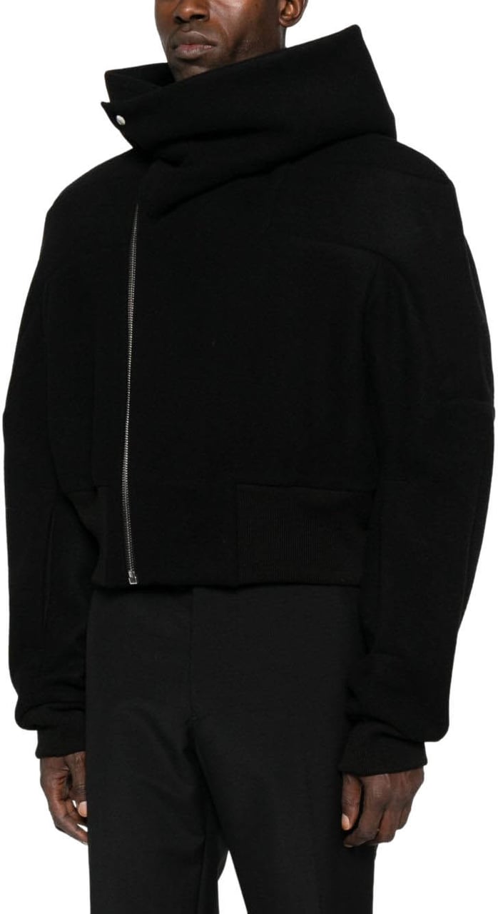 Rick Owens Coats Black Zwart