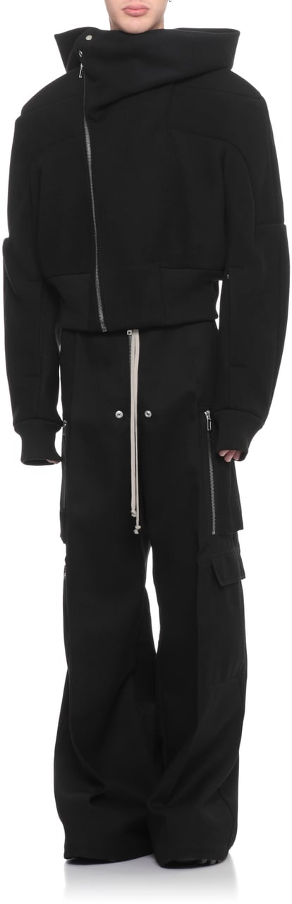 Rick Owens Coats Black Zwart