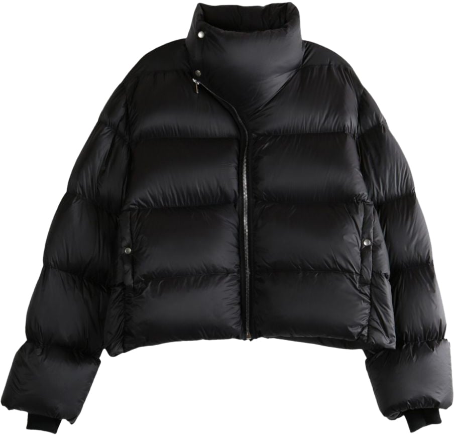 Rick Owens Coats Black Zwart