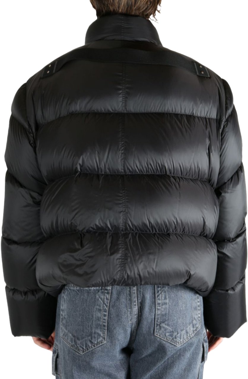 Rick Owens Coats Black Zwart