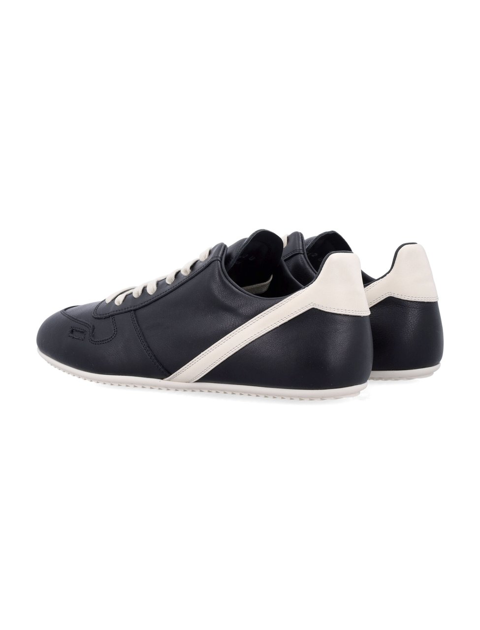 Rick Owens Subtle Panel Detailing Minimal Sneakers Zwart