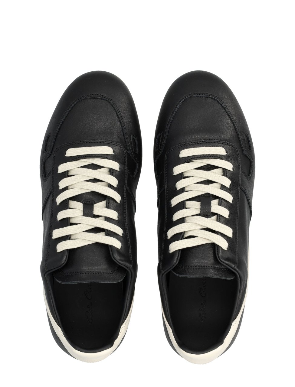 Rick Owens Subtle Panel Detailing Minimal Sneakers Zwart