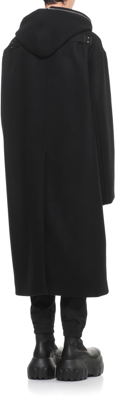 Rick Owens Coats Black Zwart