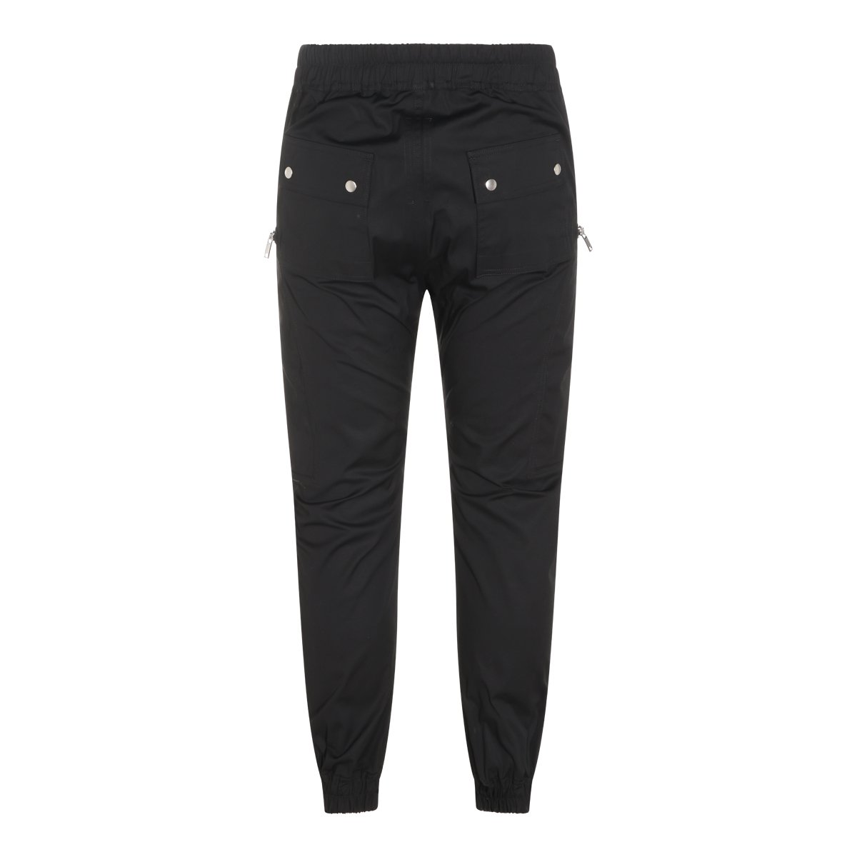 Rick Owens Cargo-Style Pants With Drawstring Waist And Zipped Cuffs Zwart