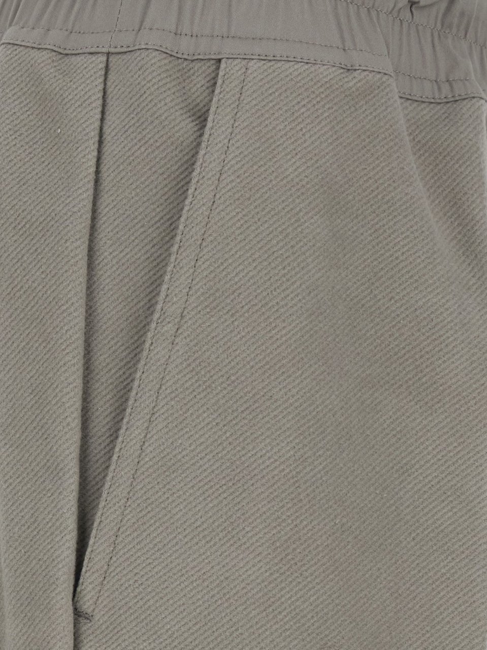 Rick Owens Relaxed Fit Drawstring Pants With Flared Leg Grijs