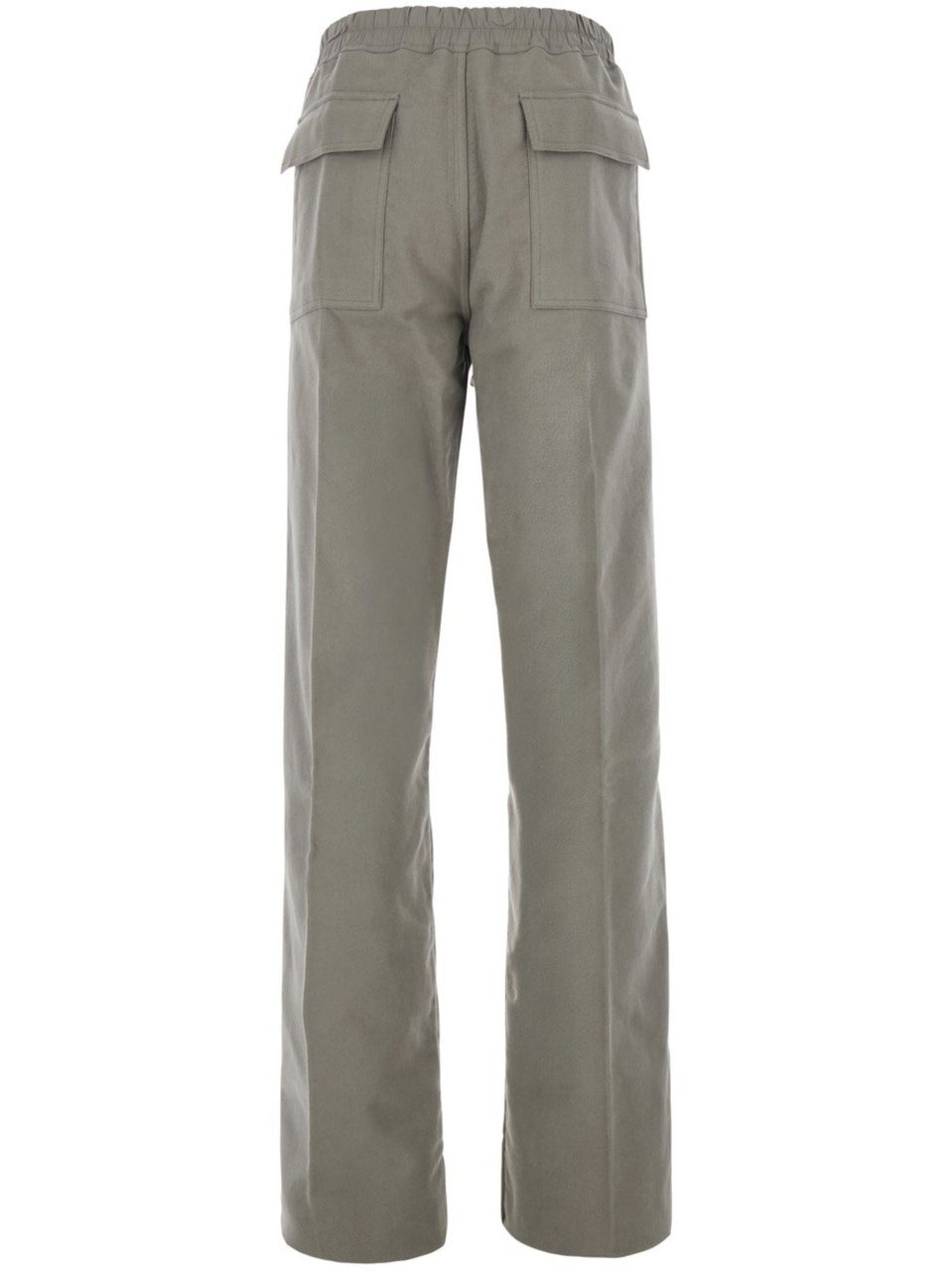 Rick Owens Relaxed Fit Drawstring Pants With Flared Leg Grijs