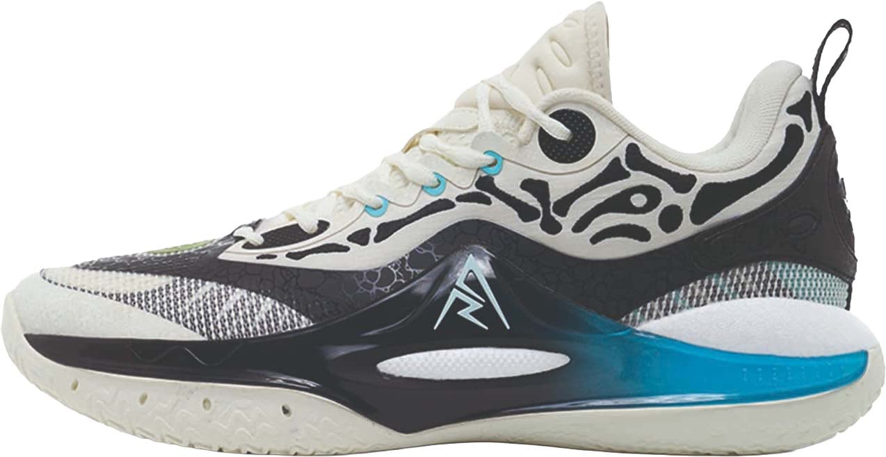 Rigorer AR2 Basketbalschoen Code Blue Skeleton Zwart