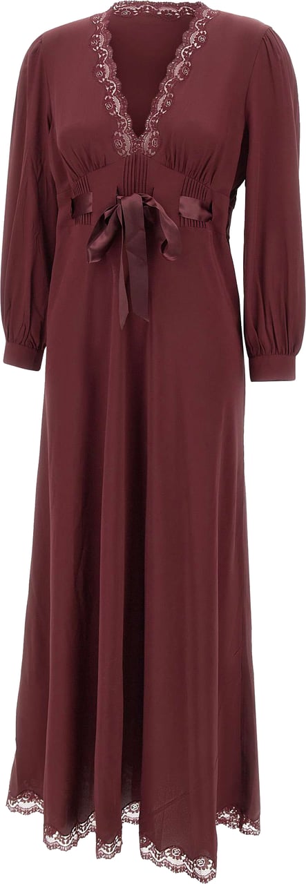 Rixo Dresses Red Maroon