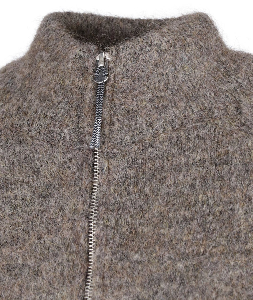 ROA Grey Textured High Collar Sweater Bruin