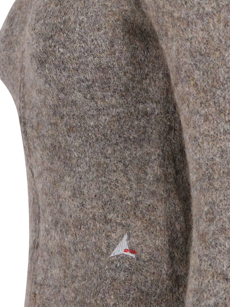 ROA Grey Textured High Collar Sweater Bruin