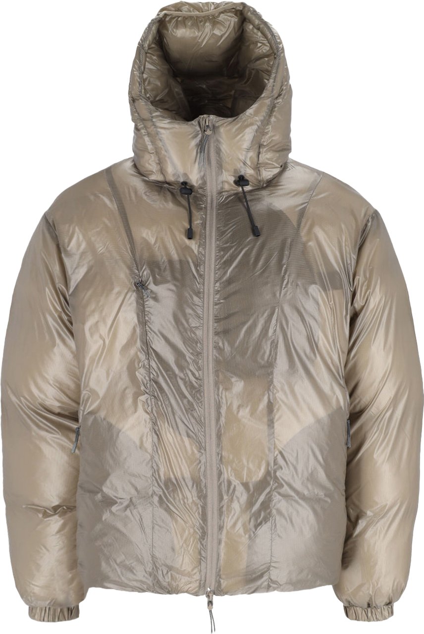 ROA Taupe Comfortemp Ecodown Hooded Jacket Neutraal