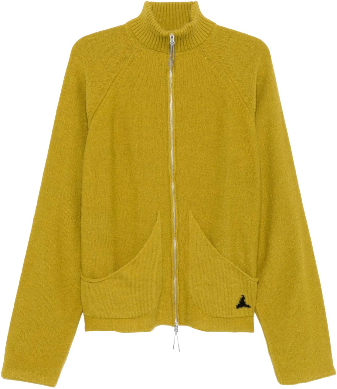 ROA Mohair Cardigan Yellow Geel