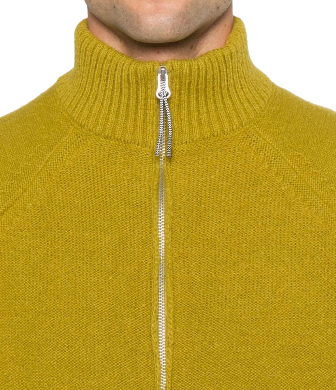 ROA Mohair Cardigan Yellow Geel